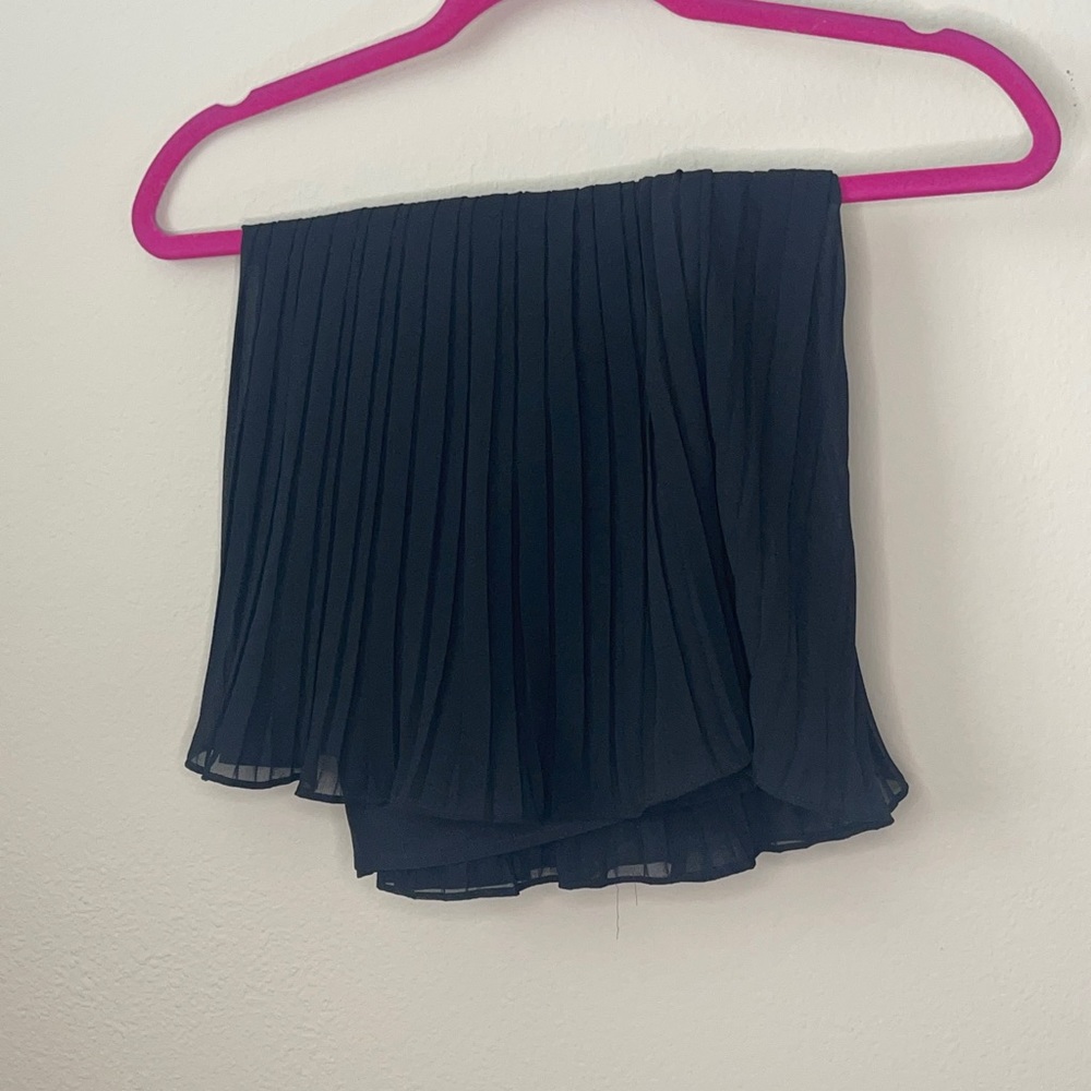 Loft Rippled Black Size 0 Work Skirt